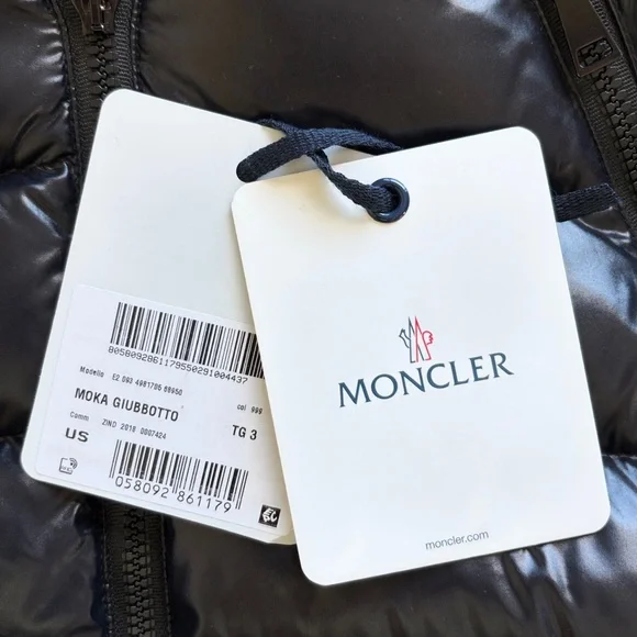 Moncler Puffer Down Long Jacket- Black - Picture 10 of 15